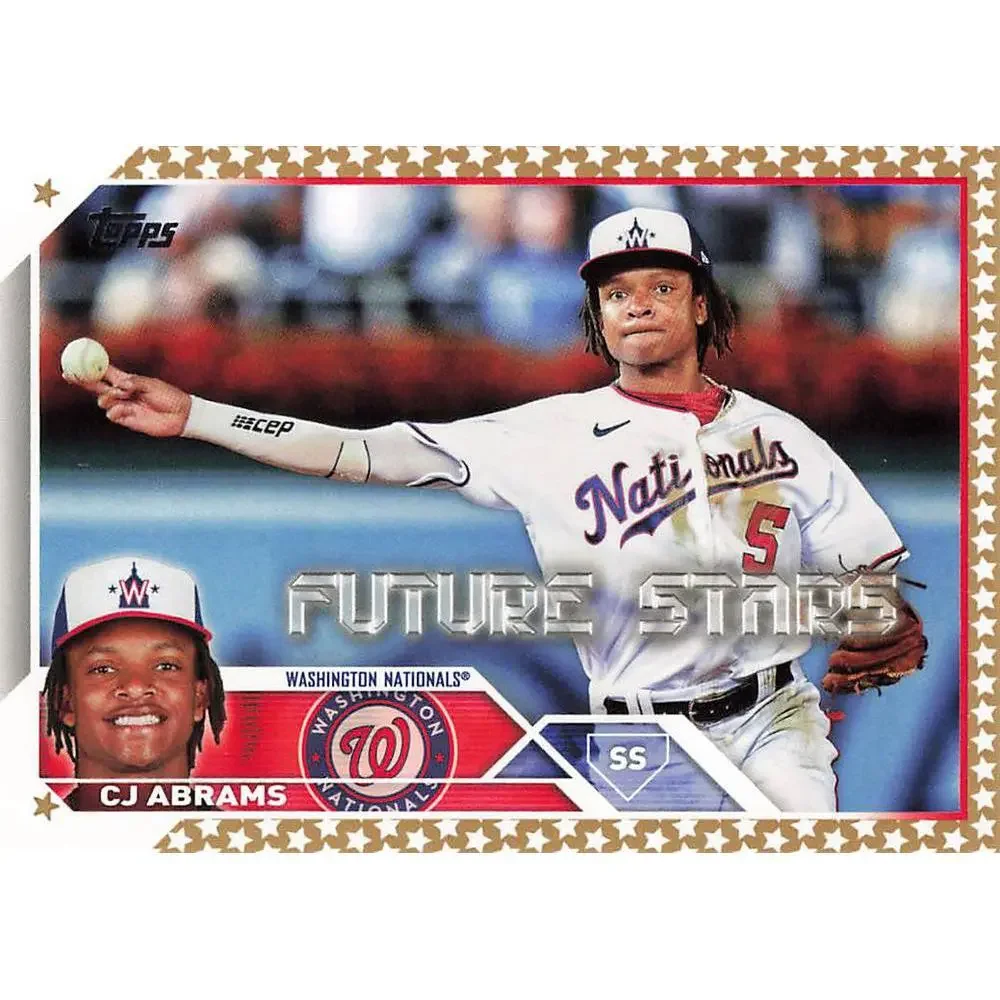 2023 Topps Gold Star CJ Abrams Future Stars #35 Washington Nationals